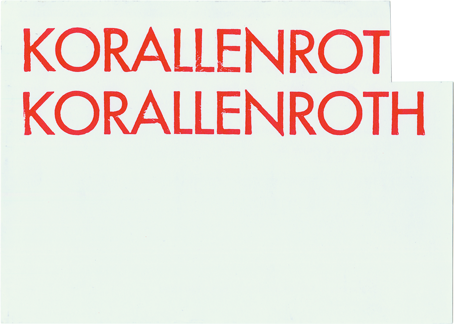 Korallenrot